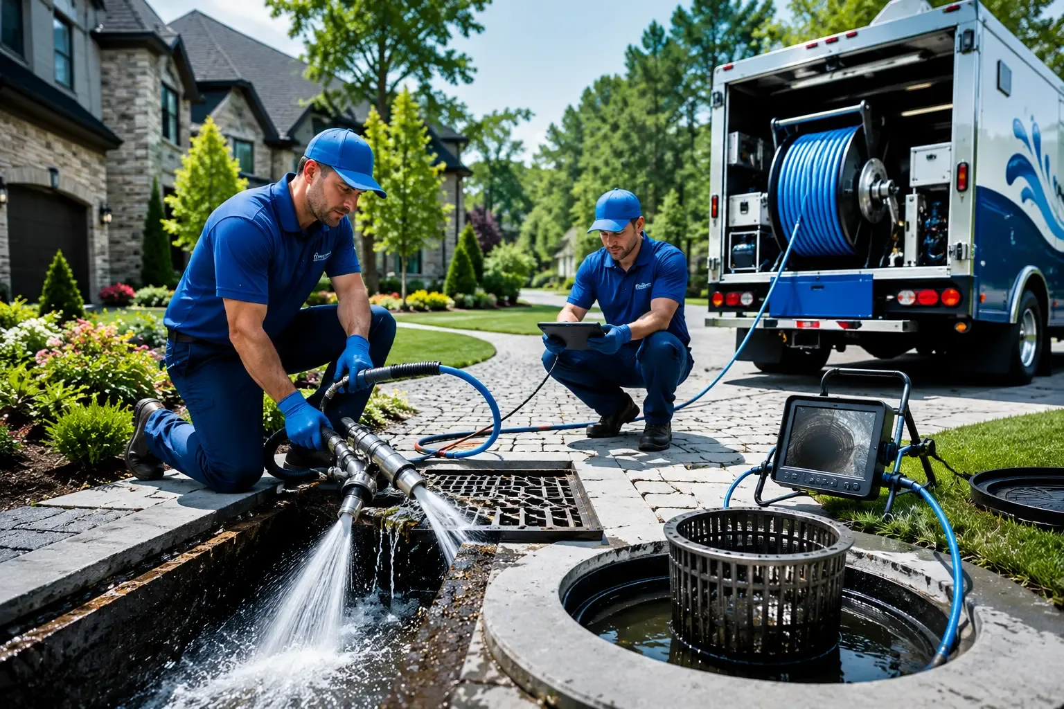 Local outdoor drain cleaning professionals in Easton, MD